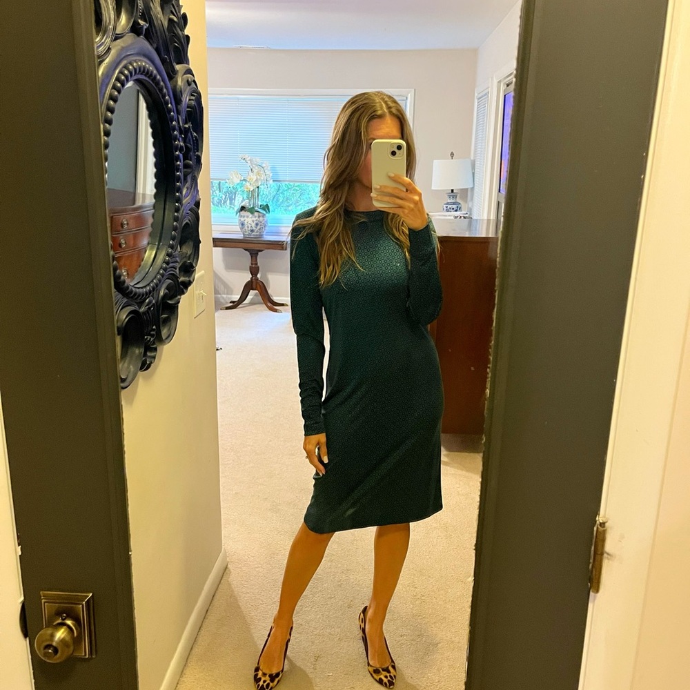 Tory Burch Silk Print Dress Size M